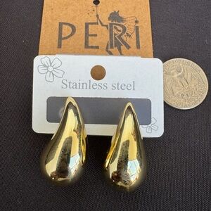 PERI’S Stainless Steel Gold Earrings